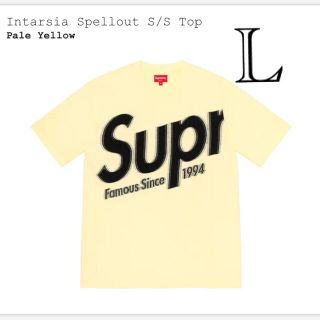 シュプリーム(Supreme)のsupreme Intarsia Spellout S/S Top Lサイズ(Tシャツ/カットソー(半袖/袖なし))