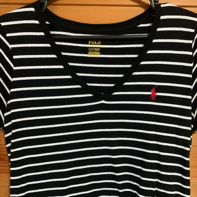 POLO RALPH LAUREN(ポロラルフローレン)のVネックTシャツ🐎 レディースのトップス(Tシャツ(半袖/袖なし))の商品写真