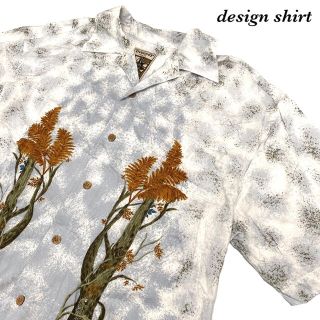 メンズ　レディース　総柄　アロハシャツ　柄シャツ　アート　vintage(シャツ)