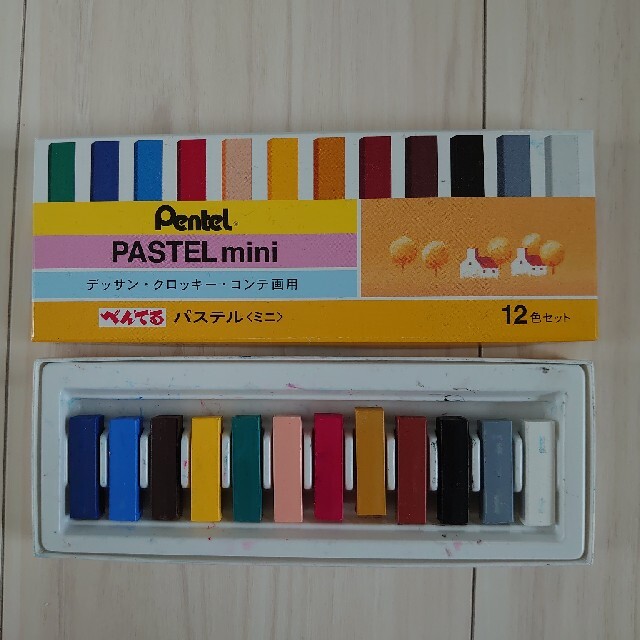 Pentel　パステルミニ　12色 エンタメ/ホビーのアート用品(クレヨン/パステル)の商品写真
