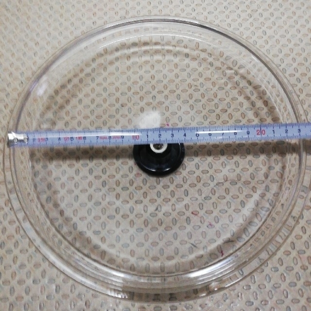 鍋フタ　ガラス製　23.5センチ　送料無料