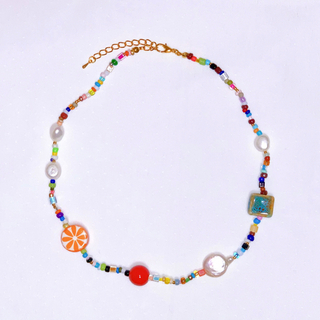エンフォルド(ENFOLD)の49 handmade necklace “SUMMER MIX”(ネックレス)