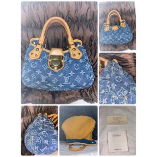 ルイヴィトン(LOUIS VUITTON)のルイヴィトン プリティ モノグラムデニム(ハンドバッグ)