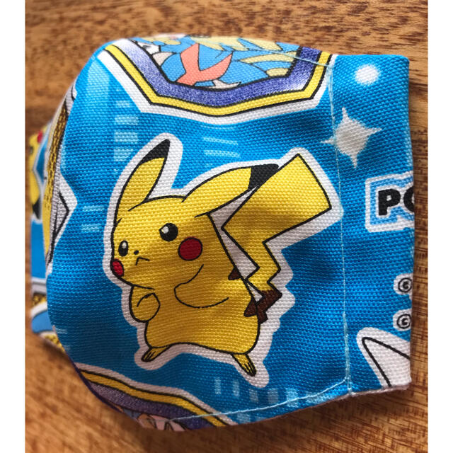 インナーマスク2枚　涼感　ポケモン ハンドメイドのキッズ/ベビー(外出用品)の商品写真