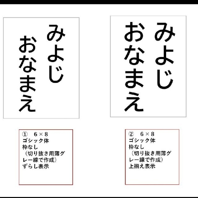 ぐりとぐらさま専用 おなまえゼッケン ワッペン アイロン接着