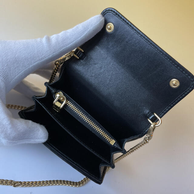MIU MIU - MIUMIU 美品 黒 マテラッセ 財布 チェーンウォレット MIU MIU - MIUMIU 美品 黒 マテラッセ 財布 チェーンウォレット