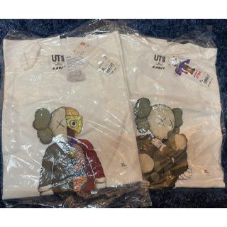 ユニクロ(UNIQLO)のXL ユニクロ　kaws コラボTシャツ　2セット(Tシャツ/カットソー(半袖/袖なし))