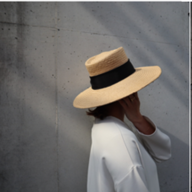 DEUXIEME CLASSE(ドゥーズィエムクラス)のナミ様専用　ella  new summer paper hat （beige） レディースの帽子(麦わら帽子/ストローハット)の商品写真