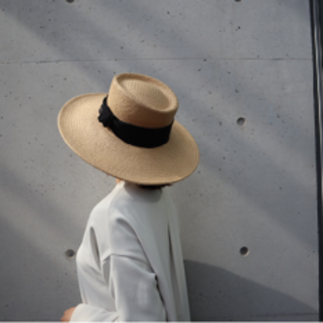 DEUXIEME CLASSE(ドゥーズィエムクラス)のナミ様専用　ella  new summer paper hat （beige） レディースの帽子(麦わら帽子/ストローハット)の商品写真