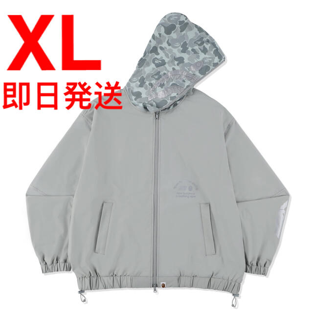 A BATHING APE(アベイシングエイプ)のXL BAPE NEW BALANCE SHARK HOODIE JACKET メンズのトップス(パーカー)の商品写真