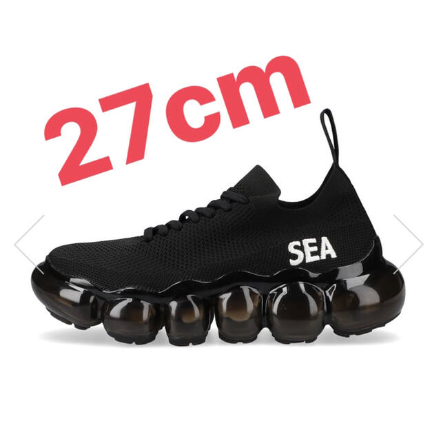 【27cm】WIND AND SEA ✖️ GROUNDS  コラボ スニーカー メンズの靴/シューズ(スニーカー)の商品写真