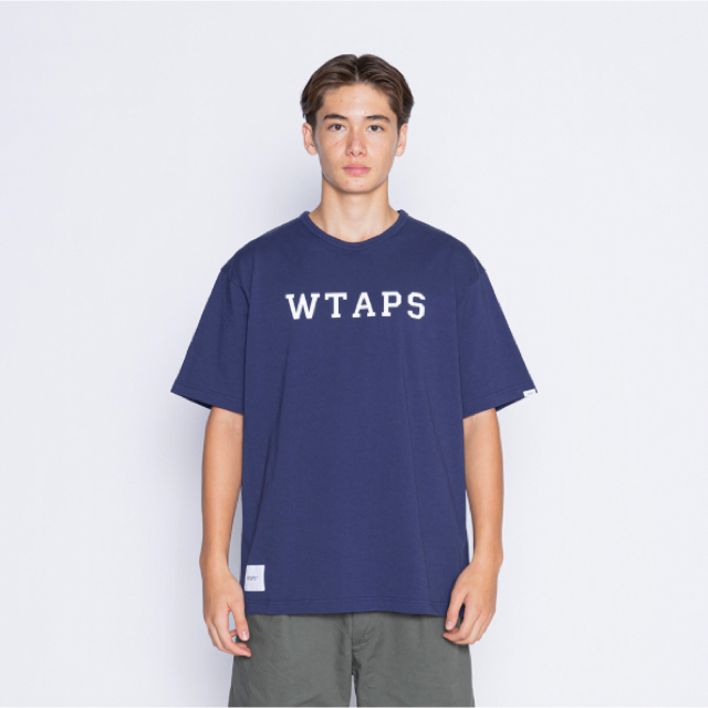 21SS COLLEGE TEE X-LARGE NAVY WTAPS-