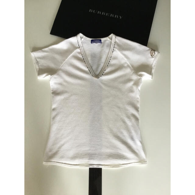 BURBERRY BLUE LABEL(バーバリーブルーレーベル)のBURBERRY BLUE LABEL ⭐半袖Tシャツ カットソー トップス レディースのトップス(Tシャツ(半袖/袖なし))の商品写真