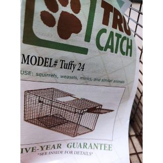 【新品・未使用】子ネコ捕獲器 Tru Catch Traps Tuffy24の通販 by