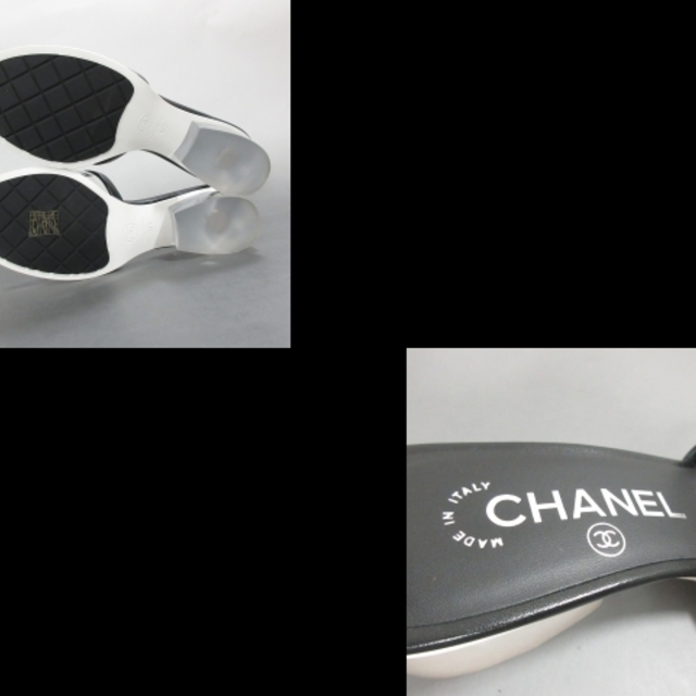 CHANEL(シャネル)のシャネル 37 C レディース美品  - G34811 レディースの靴/シューズ(ミュール)の商品写真