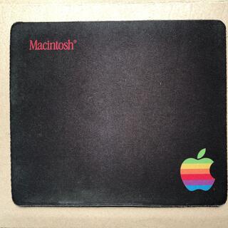アップル(Apple)のレア　中古マウスパッド　アップル旧ロゴ　6色リンゴ(ノベルティグッズ)