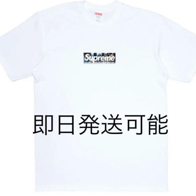 最新作 【ミラノ店オープン】Supreme - Supreme Milan L Tee Logo Box Tシャツ/カットソー(半袖/袖なし)