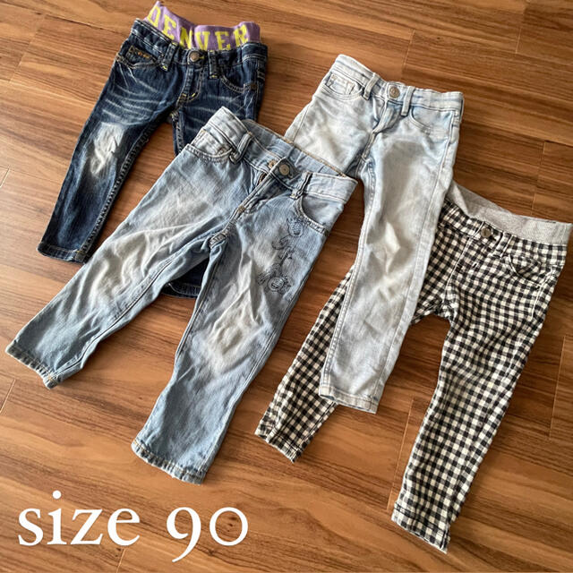 GAP Kids(ギャップキッズ)の可愛過ぎるスキニーまとめ売り‼ size90 キッズ/ベビー/マタニティのキッズ服女の子用(90cm~)(パンツ/スパッツ)の商品写真