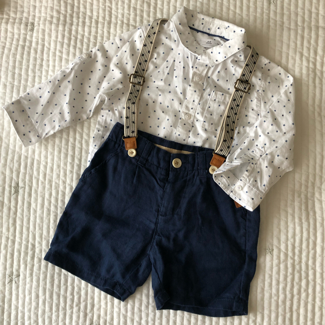 ZARA(ザラ)の《みき様専用》ZARA お呼ばれ服セット キッズ/ベビー/マタニティのベビー服(~85cm)(シャツ/カットソー)の商品写真