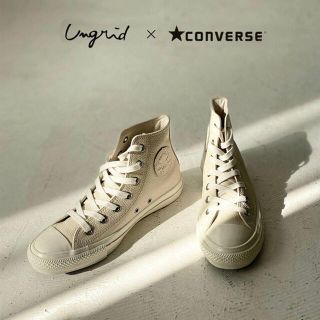 コンバース(CONVERSE)の新品完売品　Ungrid10周年記念コラボLEATHER ALLSTAR(スニーカー)