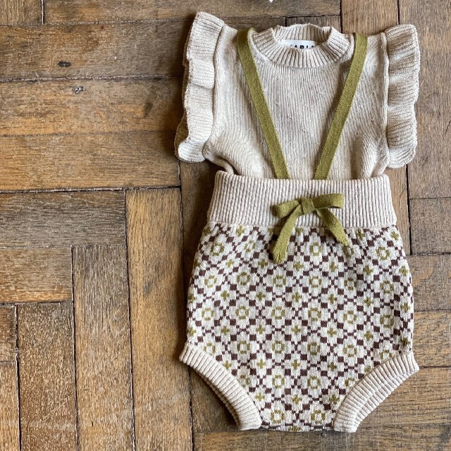 【MABLI】Freckle Singlet Sand 4Y 1