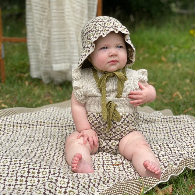 【MABLI】Freckle Singlet Sand 4Y 2