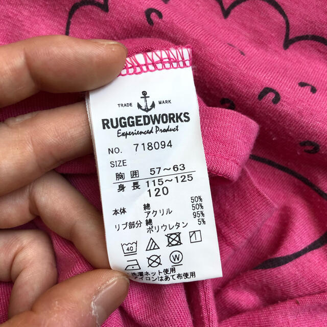 RUGGEDWORKS(ラゲッドワークス)のTシャツ　RUGGEDWORKS キッズ/ベビー/マタニティのキッズ服女の子用(90cm~)(Tシャツ/カットソー)の商品写真