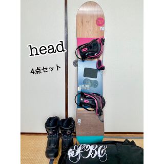 格安4点スノーボードセットHEAD146/24SALOMON 美品