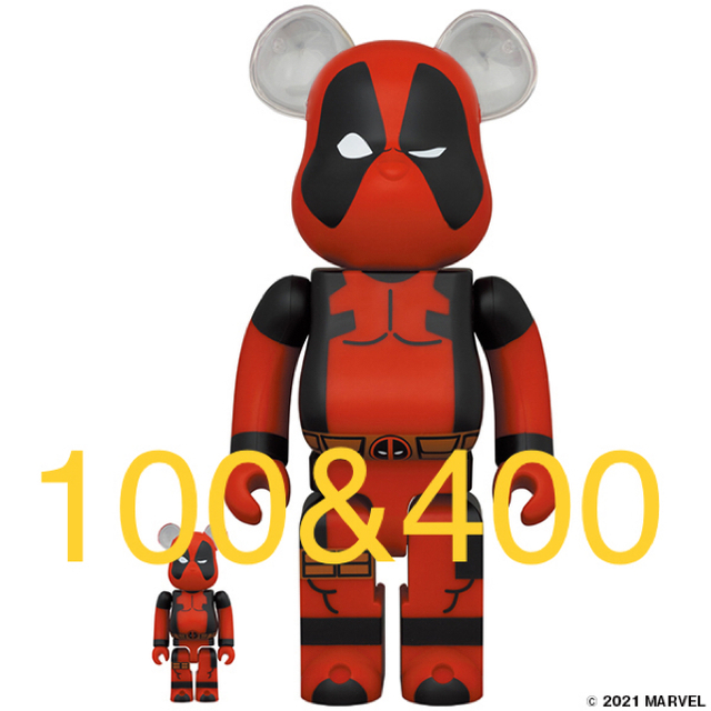 BE@RBRICK DEADPOOL 100％ & 400％ エンタメ/ホビーのフィギュア(その他)の商品写真