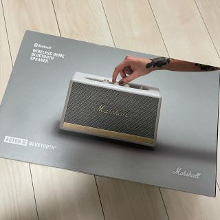 フランクリンアンドマーシャル(FRANKLIN&MARSHALL)の美品Marshall ACTON2 ホワイト スピーカー (スピーカー)