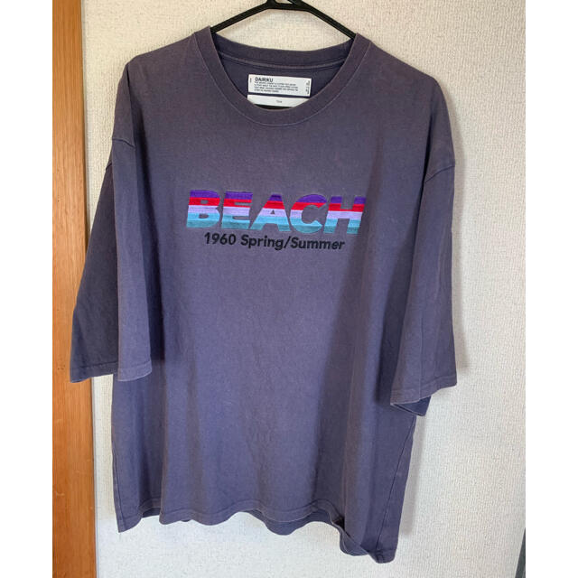 JOHN LAWRENCE SULLIVAN(ジョンローレンスサリバン)のDAIRIKU 20ss "BEACH" Half-Sleeve Tee メンズのトップス(Tシャツ/カットソー(半袖/袖なし))の商品写真