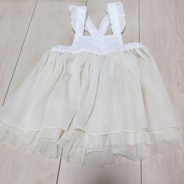 ワンピース風エプロン キッズ/ベビー/マタニティのキッズ服女の子用(90cm~)(ワンピース)の商品写真