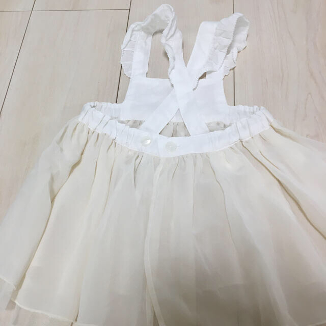 ワンピース風エプロン キッズ/ベビー/マタニティのキッズ服女の子用(90cm~)(ワンピース)の商品写真