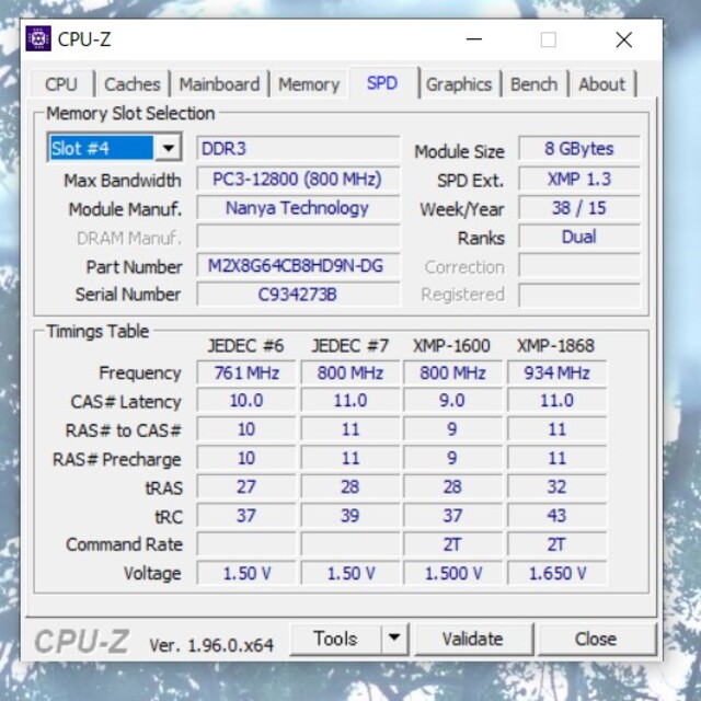PC3-12800 DDR3-1600 CFD ELIXIR 16GB 4