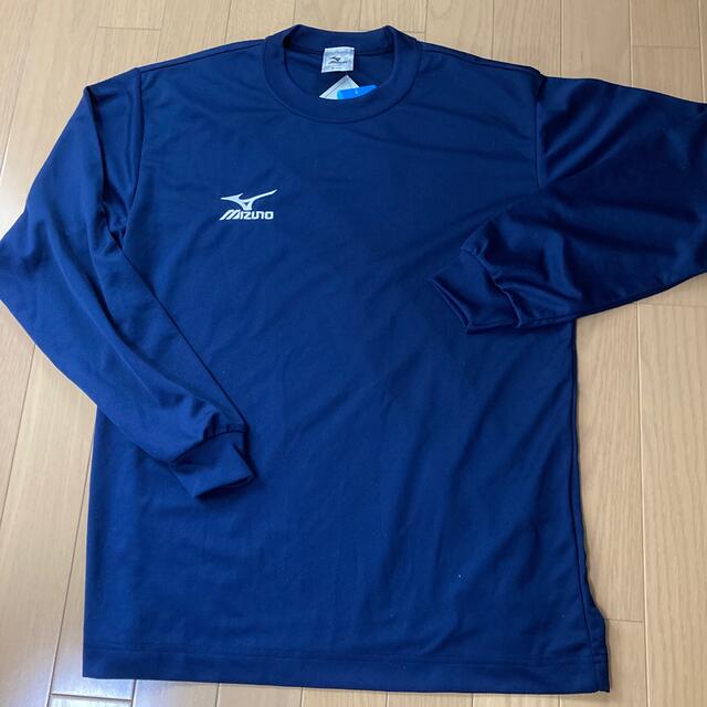 MIZUNO(ミズノ)のミズノ　NAVIDRY.   長袖Tシャツ　Mサイズ　ネイビー メンズのトップス(Tシャツ/カットソー(七分/長袖))の商品写真