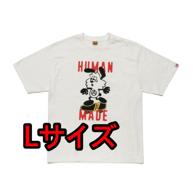 HUMAN MADE×girls don't cry Tシャツ 白 LサイズTシャツ/カットソー(半袖/袖なし)