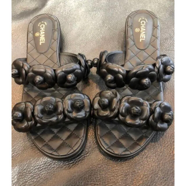 ににっちさま専用 CHANEL カメリアサンダル 数量限定価格!! 25500円