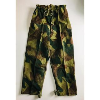 50s ベルギー軍 ブラッシュストロークカモ カーゴパンツ①の通販 by
