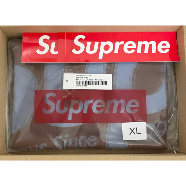 Supreme Intarsia Spellout S/S Top