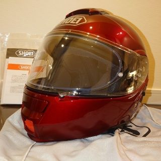 SHOEI バイクヘルメット システム NEOTEC ワインレッド M(ヘルメット/シールド)