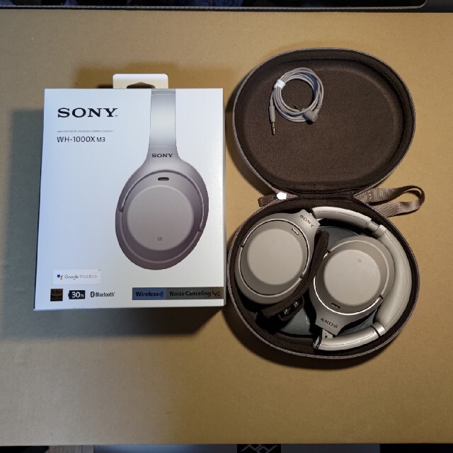 SONY WH-1000X M3プラチナシルバー