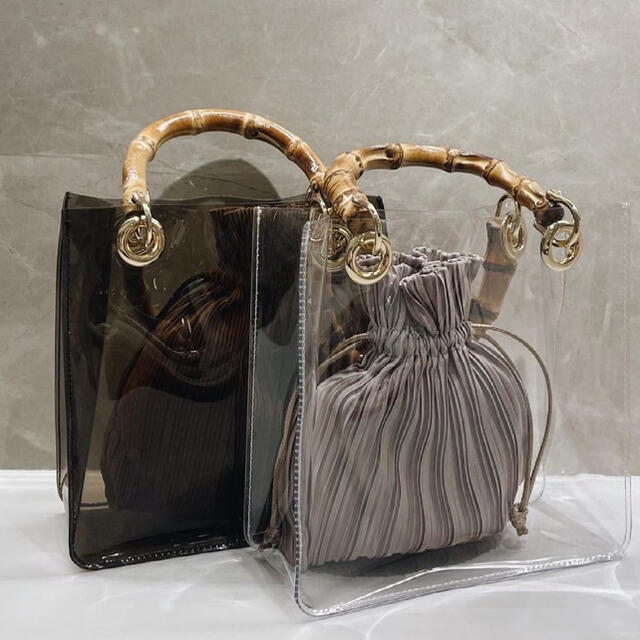 rienda(リエンダ)のリエンダ　スクエアハンドルバック レディースのバッグ(ハンドバッグ)の商品写真