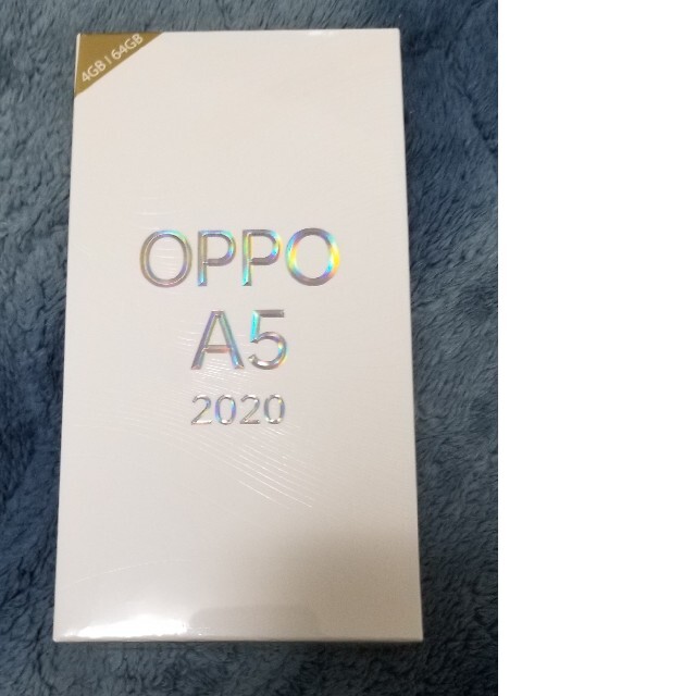 OPPO(オッポ)のOPPO A5 2020本体 SIMフリー グリーン 送料無料　未使用品 スマホ/家電/カメラのスマートフォン/携帯電話(スマートフォン本体)の商品写真