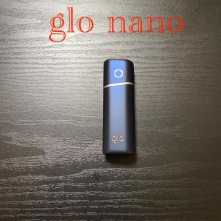 グロー(glo)のG2260番 glo nano 純正 本体  ネイビー.(タバコグッズ)