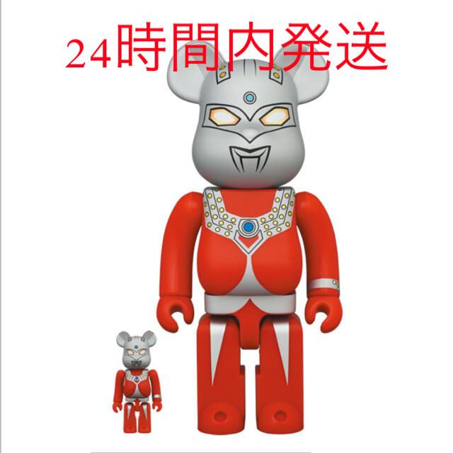 MEDICOM TOY(メディコムトイ)の【新品】BE@RBRICK ウルトラマンタロウ 100％ & 400％ エンタメ/ホビーのフィギュア(その他)の商品写真