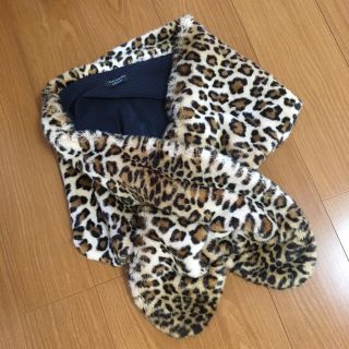 ザラ(ZARA)のZARAレオパードファーストール(マフラー/ショール)