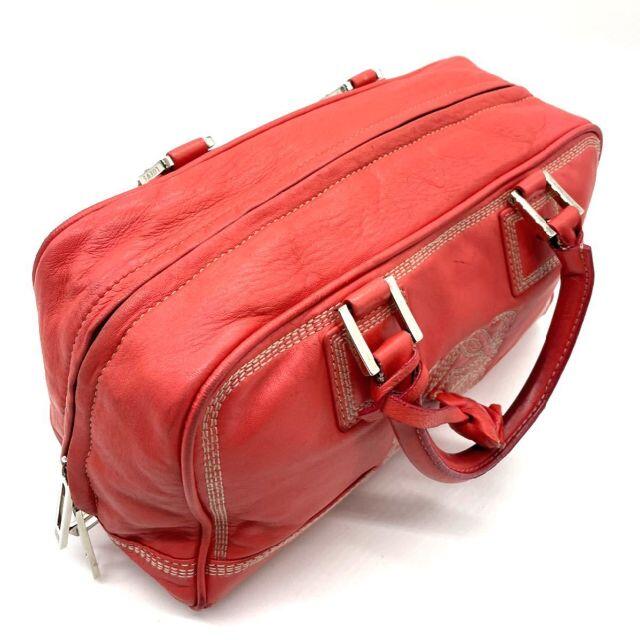 LOEWE ロエベ アマソナ 28 ハンド バッグ アナグラム ロゴ ナッパレー