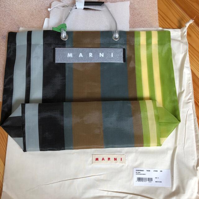 MARNI  マルニ　ストライプバッグ　ソフトベージュ