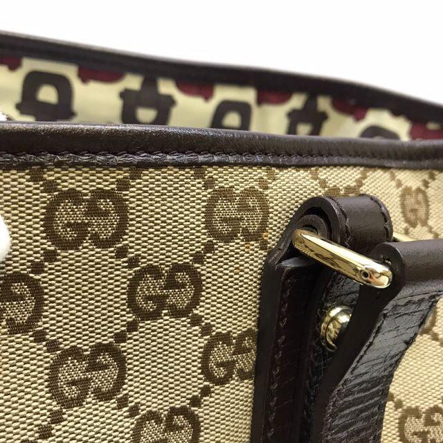 Gucci(グッチ)のグッチ 139260 シェリーライン トートバッグ GGキャンバス ブラウン レディースのバッグ(トートバッグ)の商品写真