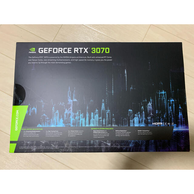 玄人志向 NVIDIA GeForce RTX3070搭載グラボ スマホ/家電/カメラのPC/タブレット(PCパーツ)の商品写真